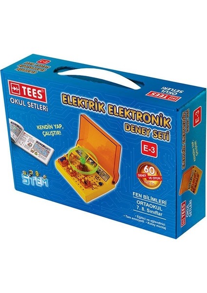 E-3 Fen Bilgisi Elektrik Elektronik Deney Seti