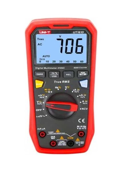 Unit UT161D 1000V True Rms Dijital Multimetre indirimleri