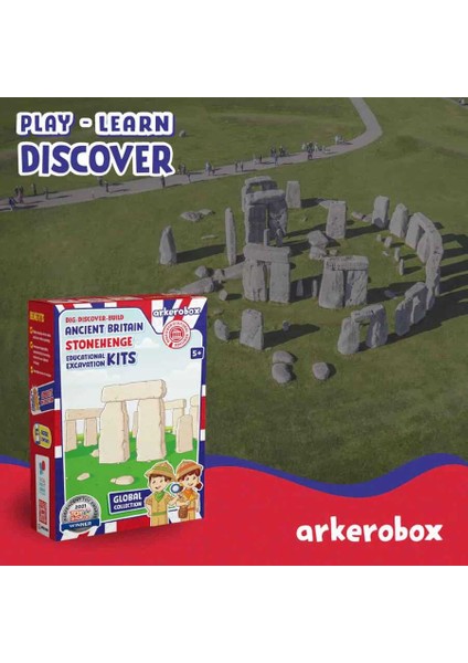 Antik Britanya | Stonehenge Eğitici Kazı Seti | Global Koleksiyon fırsatları