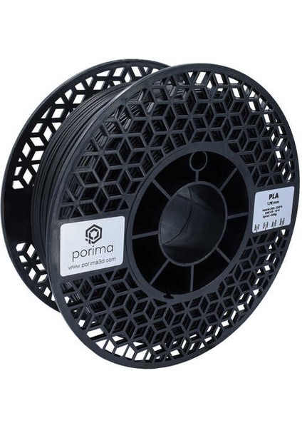 Pla Filament - 1.75MM Siyah RAL9005 1kg modelleri
