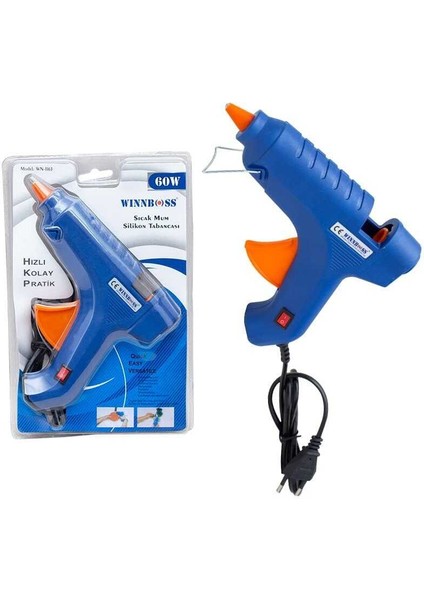 WN-1163 60 Watt Sıcak Silikon Tabancası On/Off Switch fırsatları