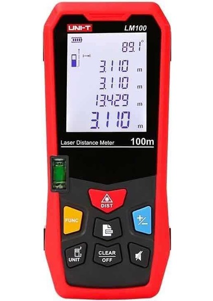 LM100A Lazer Metre Mesafe Ölçer 100 Metre
