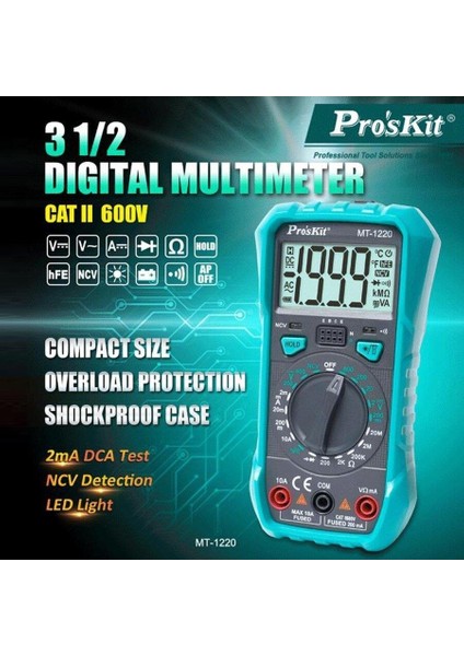 Mt-1220 Dijital Multimetre Ölçü Aleti modelleri