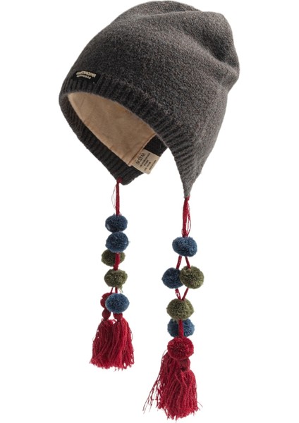 Batı Tarzı Püsküllü Çocuk Sevimli Topu Çok Yönlü Kız Kulak Koruyucu Yün Şapka (Yurt Dışından)