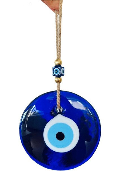 Mavi Gözlü Şeytan Gözü Mavi Cam Kolye (Yurt Dışından)