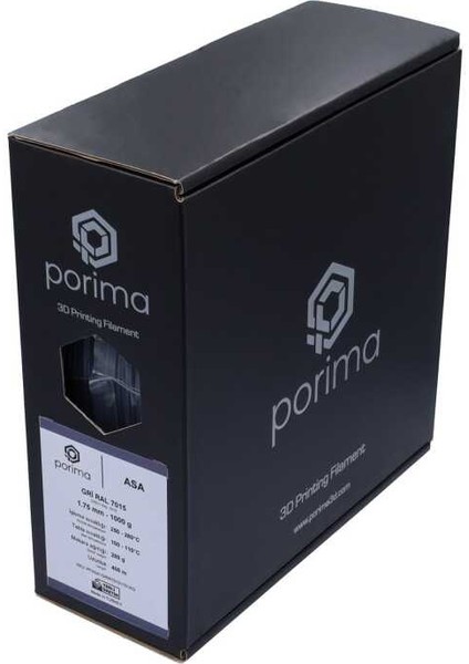 Asa Filament - 1.75MM Gri RAL7015 1kg indirimleri