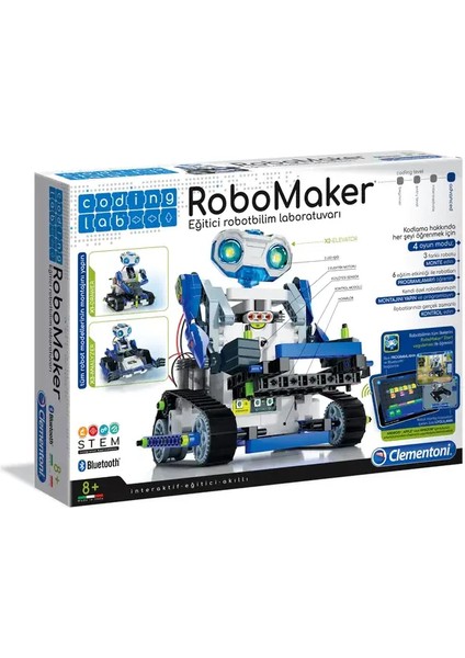 RoboMaker, Eğitici Robotbilim Laboratuvarı Birleştirilebilir Kodlama Seti 8+ Yaş