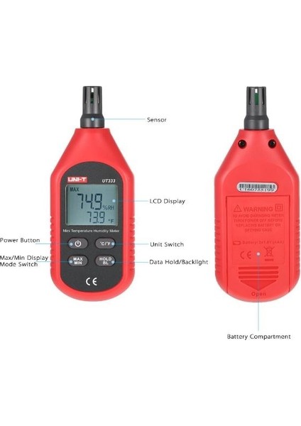Ut-333 Mini Isı Nem Ölçer modelleri