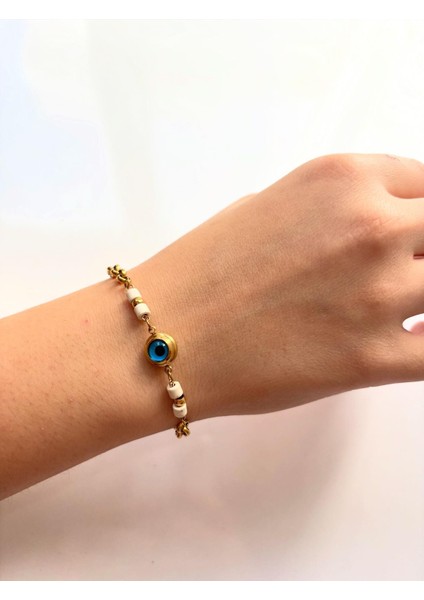 Nazar Boncuklu Zincir Bileklik fiyatları