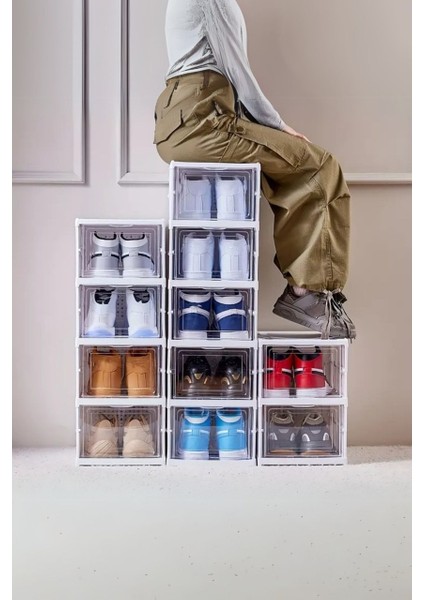 6 Katlı, Katlanabilir Ayakkabılık, Taşınabilir Çok Amaçlı, Geniş, Katlanabilir fiyatları