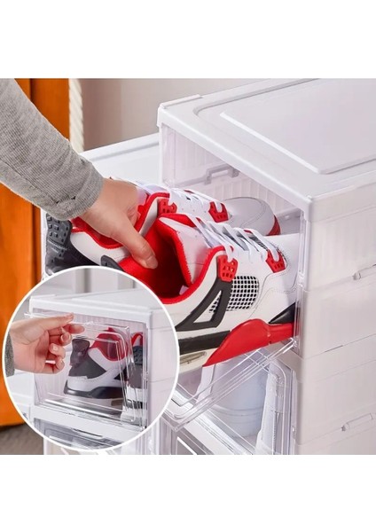 6 Katlı, Katlanabilir Ayakkabılık, Taşınabilir Çok Amaçlı, Geniş, Katlanabilir fırsatları