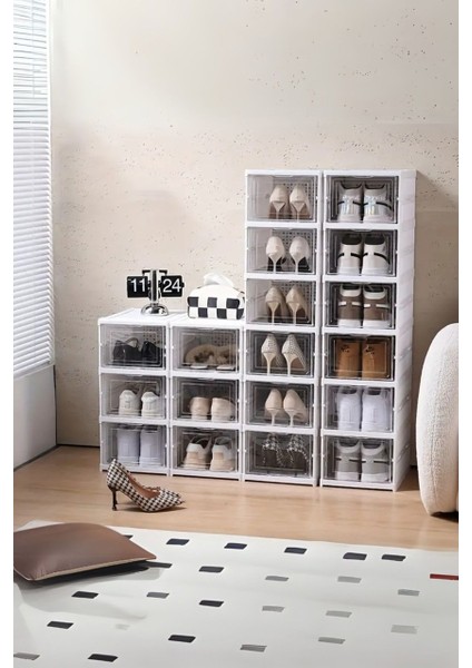 6 Katlı, Katlanabilir Ayakkabılık, Taşınabilir Çok Amaçlı, Geniş, Katlanabilir indirimleri