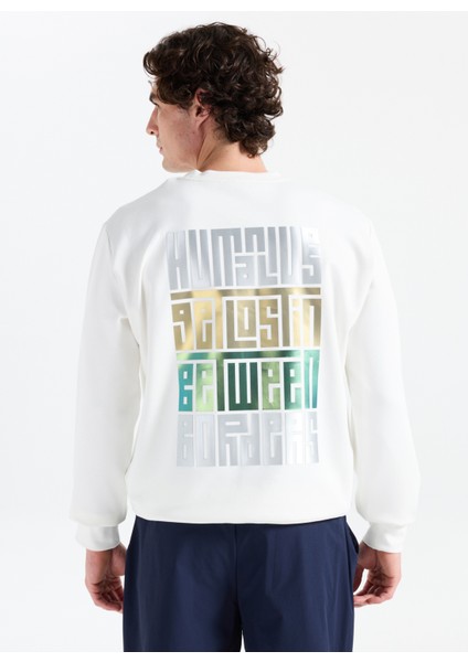 Gmg Fırenze Bisiklet Yaka Ekru Erkek Sweatshırt GU25MFW08021 indirimleri