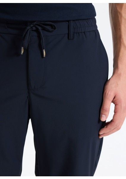 Gmg Fırenze Lastikli Bel Normal Paça Jogger Lacivert Erkek Pantolon GU25MFW01020 fırsatları