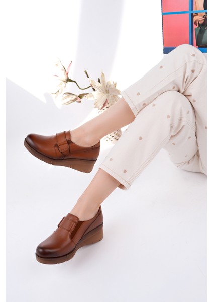 Kadın Hakiki Deri Taba Anatomik Taban Rahat Ayakkabı fiyatları