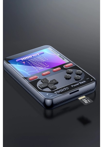 Dahili Retro Oyun Konsollu 10.000 Mah 2in1 Kablolu 20W Pd Hızlı Şarj Powerbank modelleri