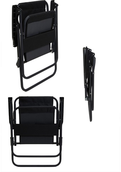 Litea Kamp Sandalyesi Katlanır Piknik Sandalye ve Bardaklık Siyah fiyatları