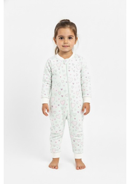 Unisex Çift Kat Pamuk Elyafsız Uyku Tulumu - Mint modelleri