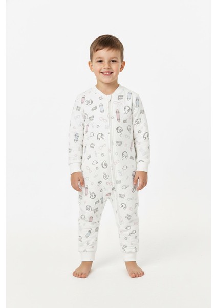 Unisex Çift Kat Pamuk Elyafsız Uyku Tulumu - Beyaz modelleri