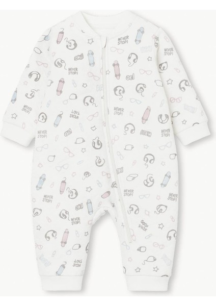 Unisex Çift Kat Pamuk Elyafsız Uyku Tulumu - Beyaz indirimleri