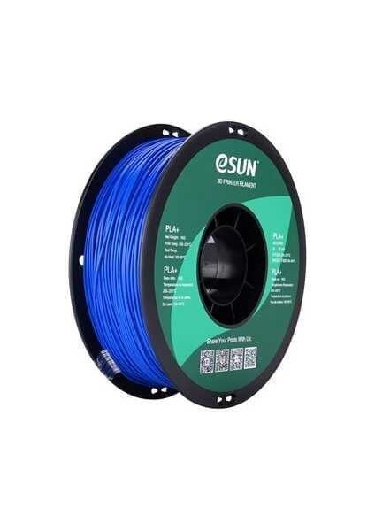 Filament 1.75mm PLA+ Mavi eSun modelleri