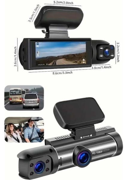 Çift Kameralı Araç Kamerası Ön ve Arka Kameralı modelleri