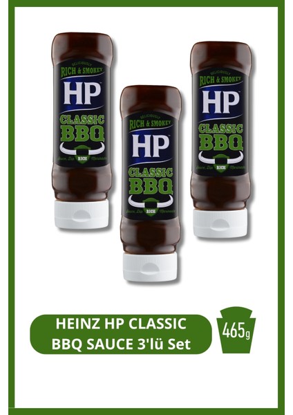 Heınz Hp Classıc Bbq Sauce 465G 3'lü Set