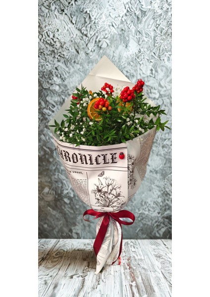 Yılbaşı Kokina ve Cipso Buketi