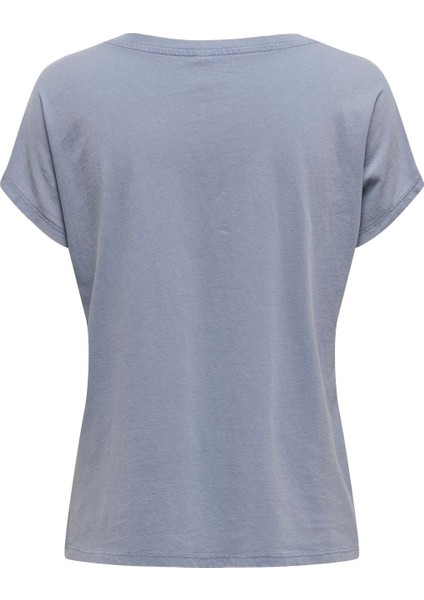 Onllucy Lıfe Ss Vneck Moster Top Box Jrs Kadın Mavi T-Shirt - 15343382 fiyatları