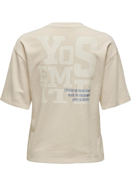 Onlsonya S/s Usa Top Box Jrs Kadın Mavi T-Shirt - 15332658 fiyatları