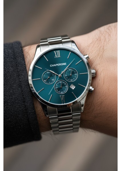 Chaperone Gümüş Çelik Kordon Erkek Kol Saati LC002347 fiyatları
