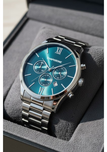 Chaperone Gümüş Çelik Kordon Erkek Kol Saati LC002347 indirimleri