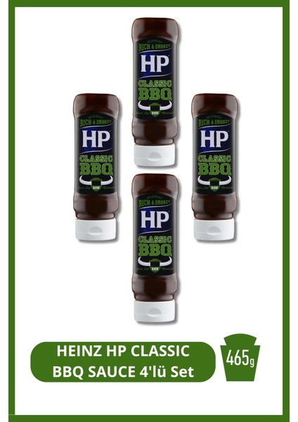Heınz Hp Classıc Bbq Sauce 465G 4'lü Set