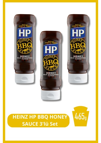 Heınz Hp Bbq Honey Sauce 465G 3'lü Set