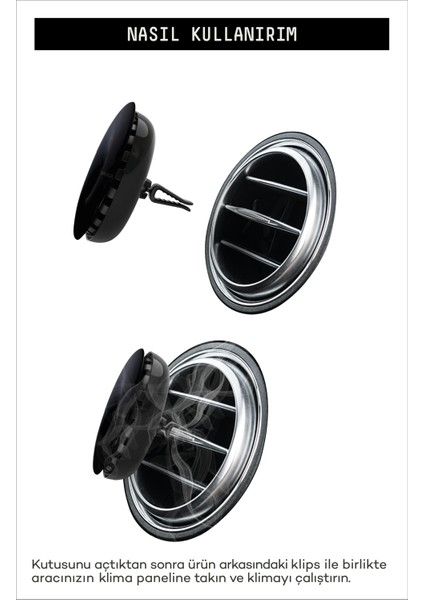 Araba Klima Kokusu, Spin Oto Kokusu, Musk Aromalı, 90 Gün Etkili Araç Kokusu - Mystic modelleri