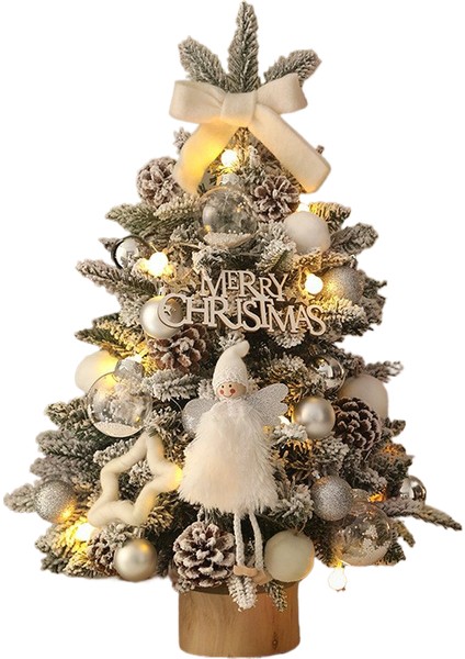 45 cm Noel Dekorasyonu El Yapımı Küçük Noel Ağacı (Yurt Dışından)