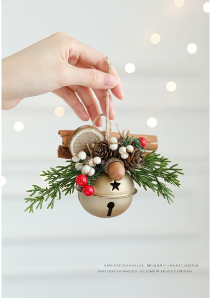 Noel Çanı Çam Kozalaklı Çan, Noel Ağacı Vitrin Araba Süsü (Yurt Dışından) modelleri