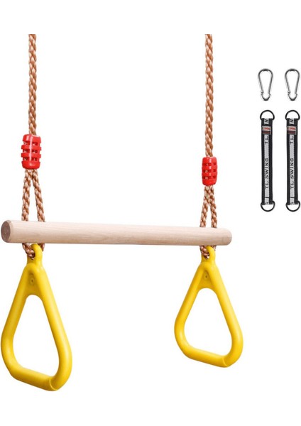Çocuk ev kullanımı tek çubuk, asılı tırmanma ipi, ip mern, halkalar, fiziksel uygunluk ve duyusal bütünleşme eğitim salıncağı, iç ve dış mekan (Yurt Dışından)