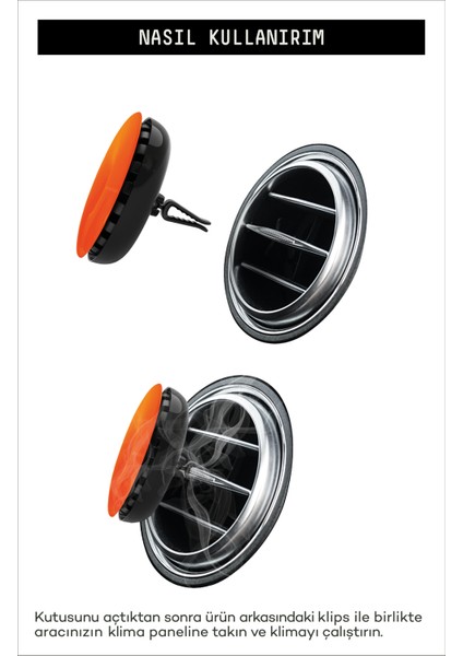 Araba Klima Kokusu, Spin Oto Kokusu, Vanilya Karamel Aromalı, 90 Gün Etkili Araç Kokusu - Hopeful modelleri