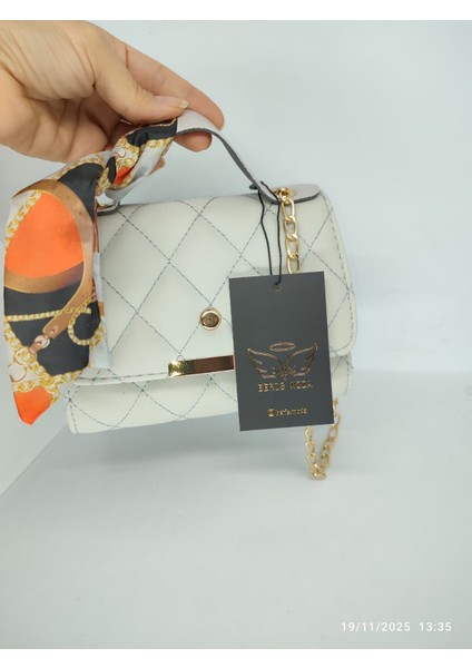 Kadın Fularlı Şık Çanta 15X19CM fiyatları