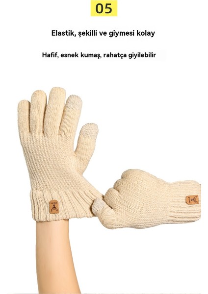 Kadın Isıtmalı, Soğuktan Koruyan, Dış Mekan Bisikleti Için Ikili Yünlü, Kalınlaştırılmış Dokunmatik Ekran Eldiveni (Yurt Dışından) indirimleri