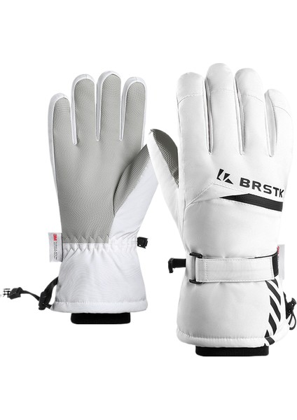 Profesyonel, Dokunmatik Ekran Uyumlu, Su Geçirmez ve Sıcak Tutan Kayak Eldiveni (Yurt Dışından)