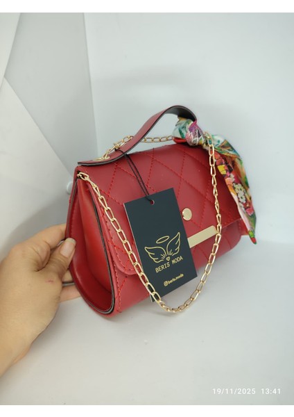 Kadın Fularlı Şık Çanta 15X19CM indirimleri