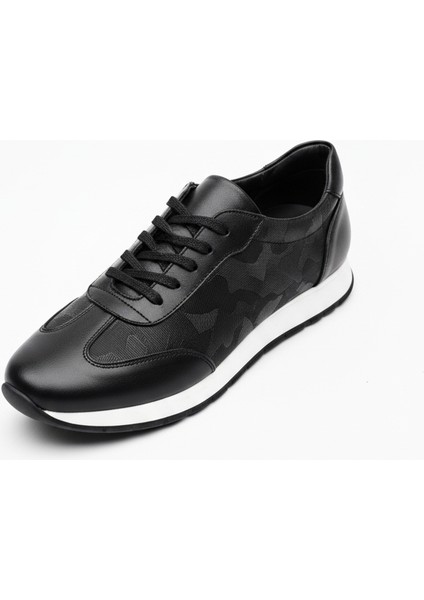 Hakiki Deri Siyah Kamuflaj Desen Siyah Günlük Erkek Ayakkabı fiyatları