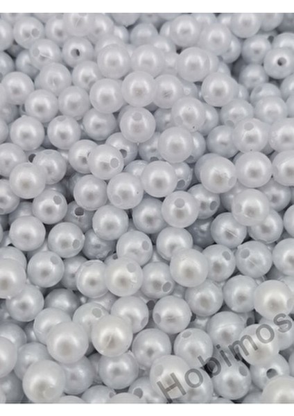 8mm Beyaz Renk Plastik İnci Boncuk Takı Yapımında Kullanım İçin 500 GR A Kalite fırsatları
