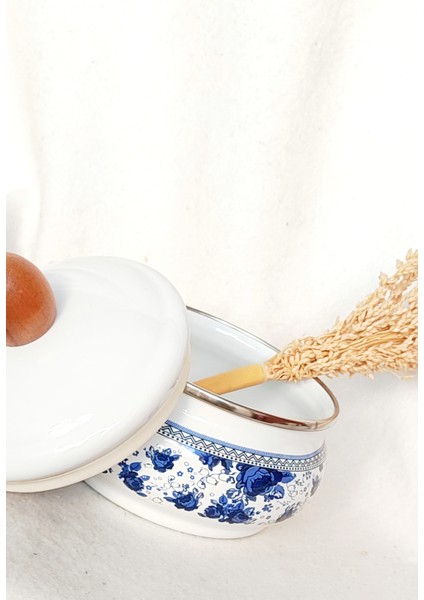 Mavi Rüya Emaye Şekerlik 12 cm çap Dekoratif Şekerlik fiyatları