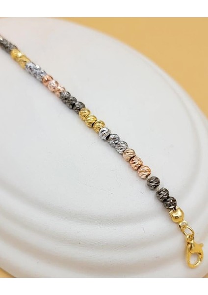 Dört Renk Kalın Silver Dorika Bileklik modelleri