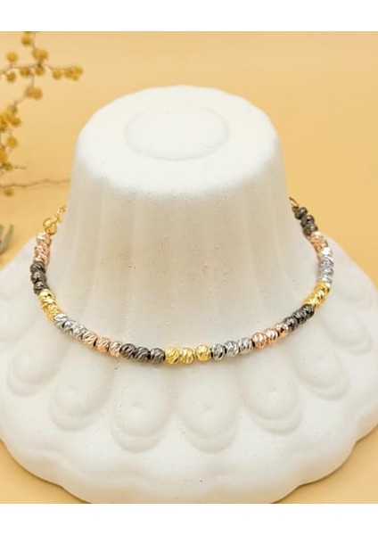 Dört Renk Kalın Silver Dorika Bileklik fırsatları