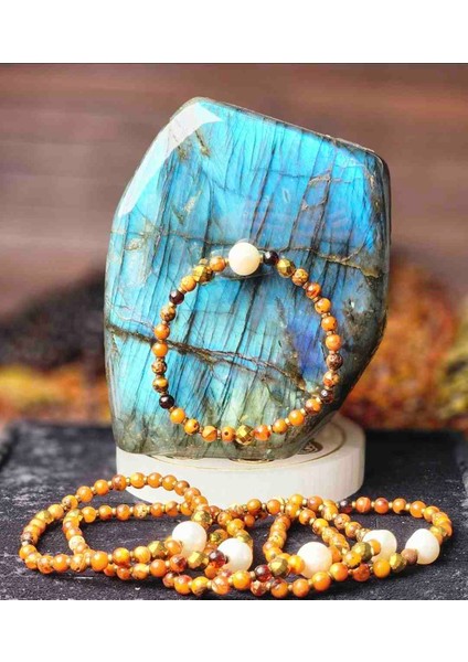 %100 Doğal Kehribar Inci Tasarımlı