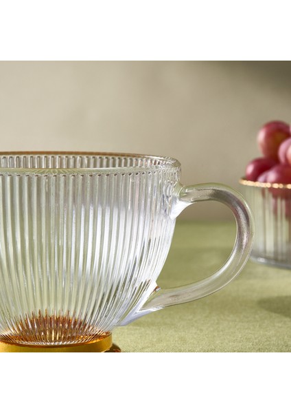 Esin Çizgili Cam Mug 420 ml modelleri